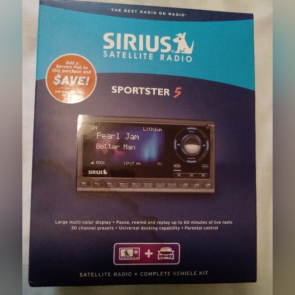 Sirius Car Audio, Video & GPS Sirius Satellite Radio Sportster 5